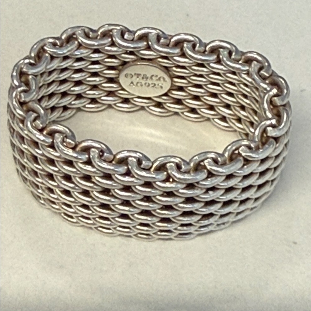 Tiffany & Co. Silver Mesh Ring